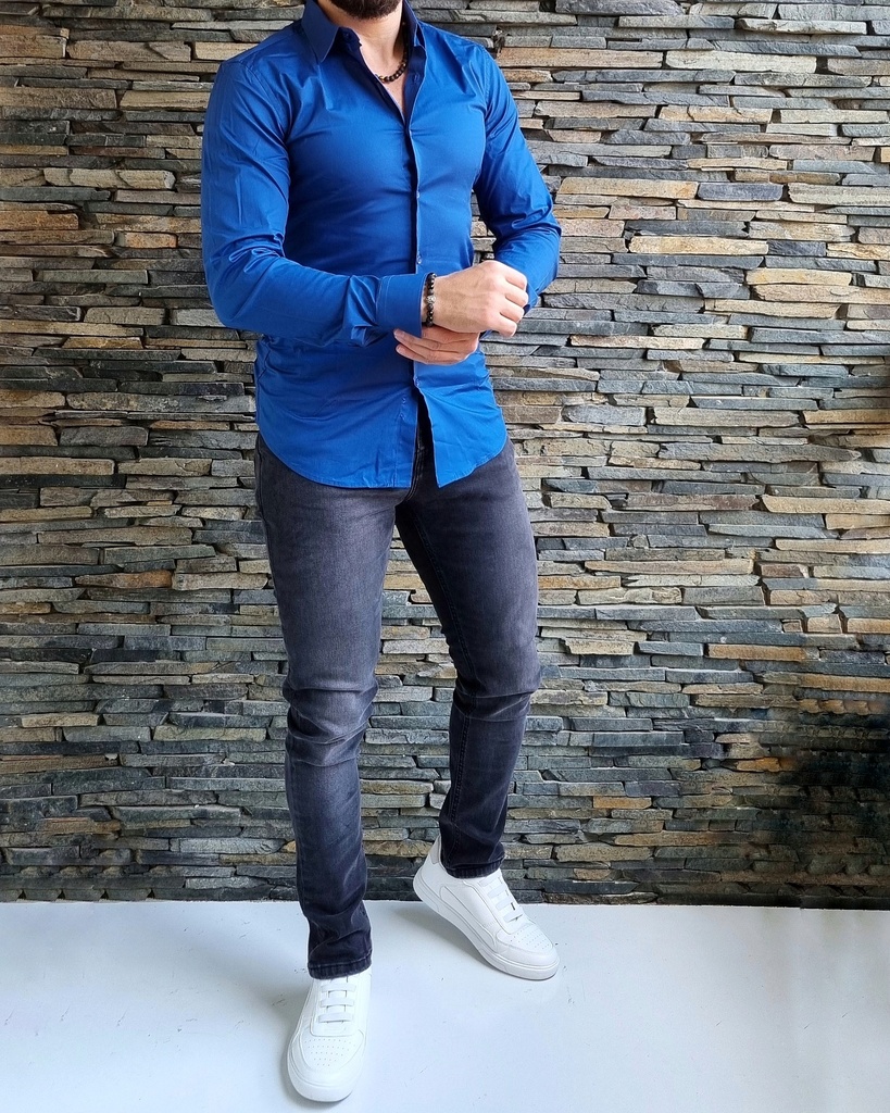 Camisa estivaneli manga larga 100678