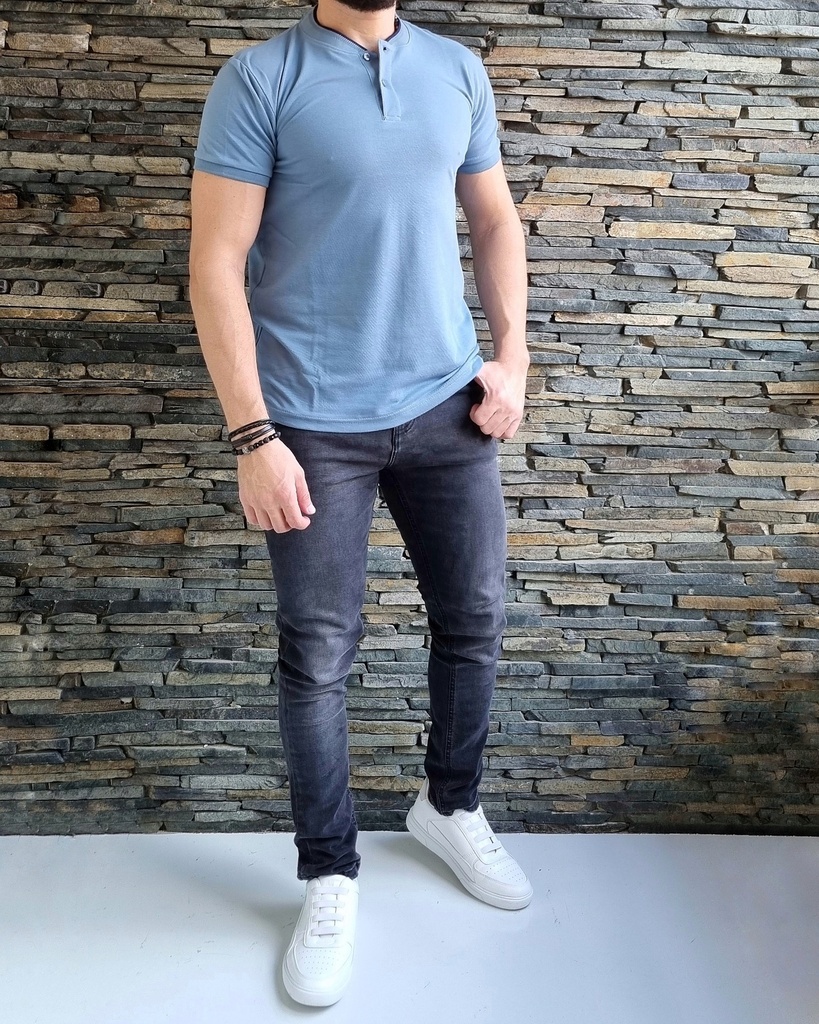 Chemise estivaneli cuello mao 27185