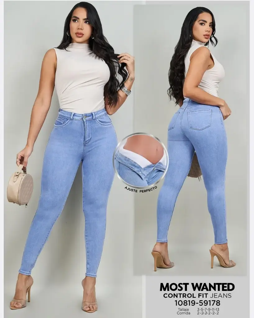 Jeans skinny con faja mostwanted 59178