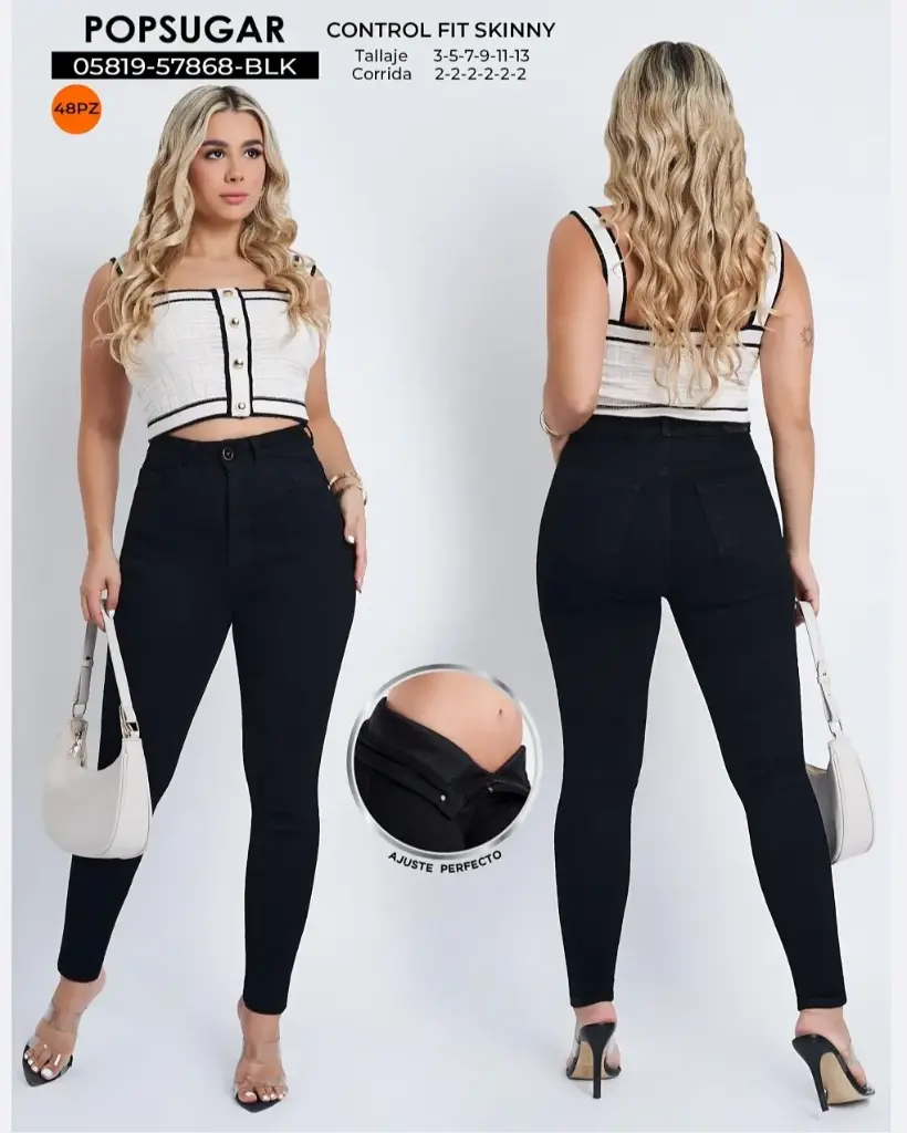 Jeans skinny con faja mostwanted 57868