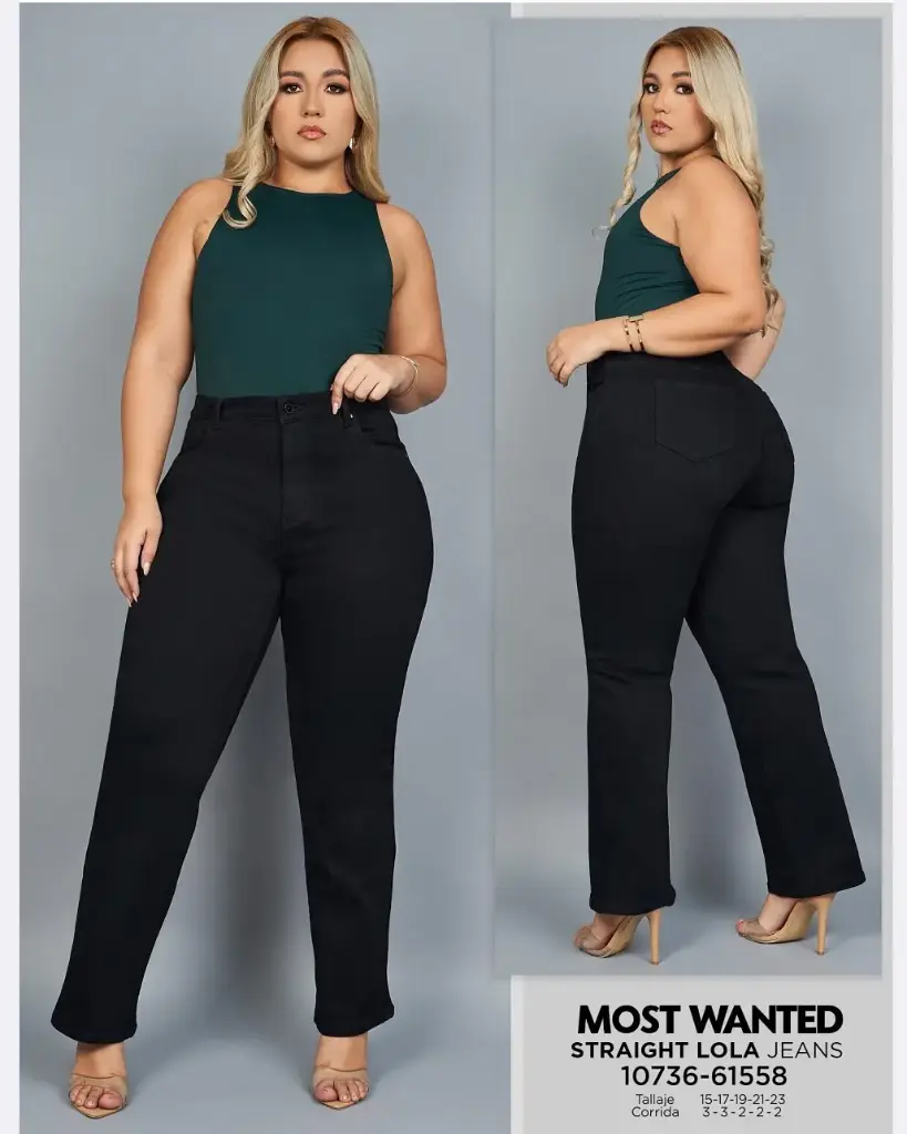 Jeans straight mostwanted plus 61558