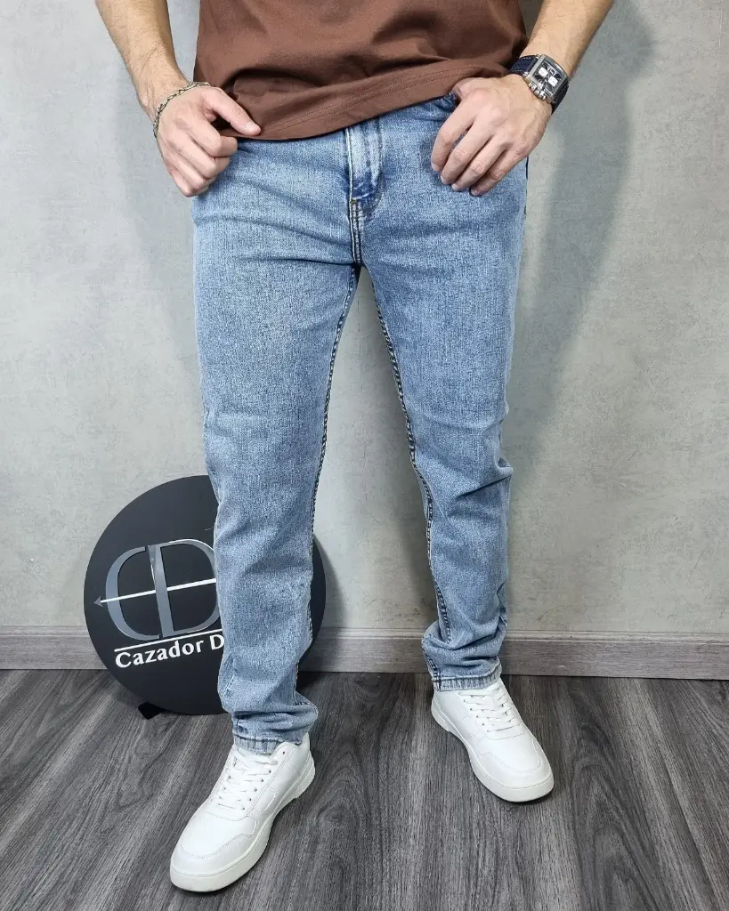 [JN30607E30] Jeans tapered relaxed estivaneli 30607 (30)