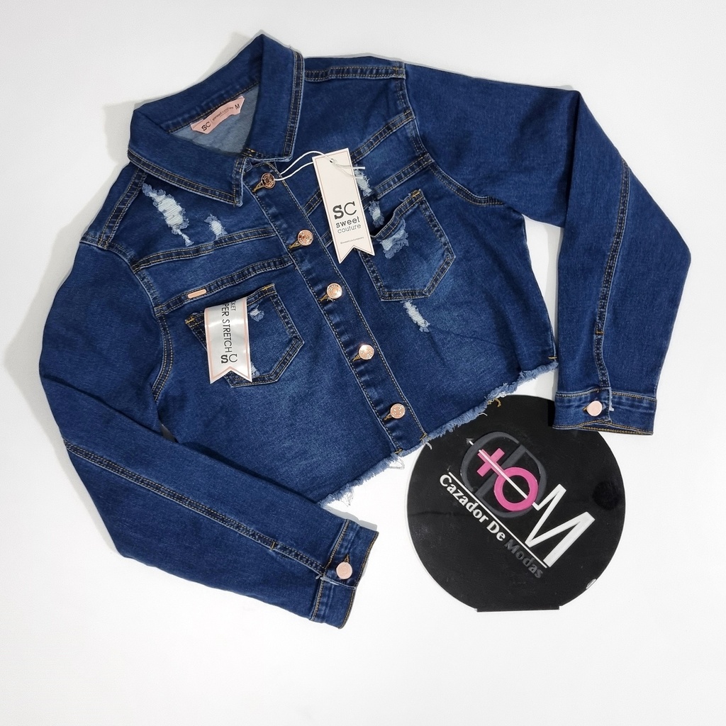Chaqueta jeans de dama sweet couture 1500