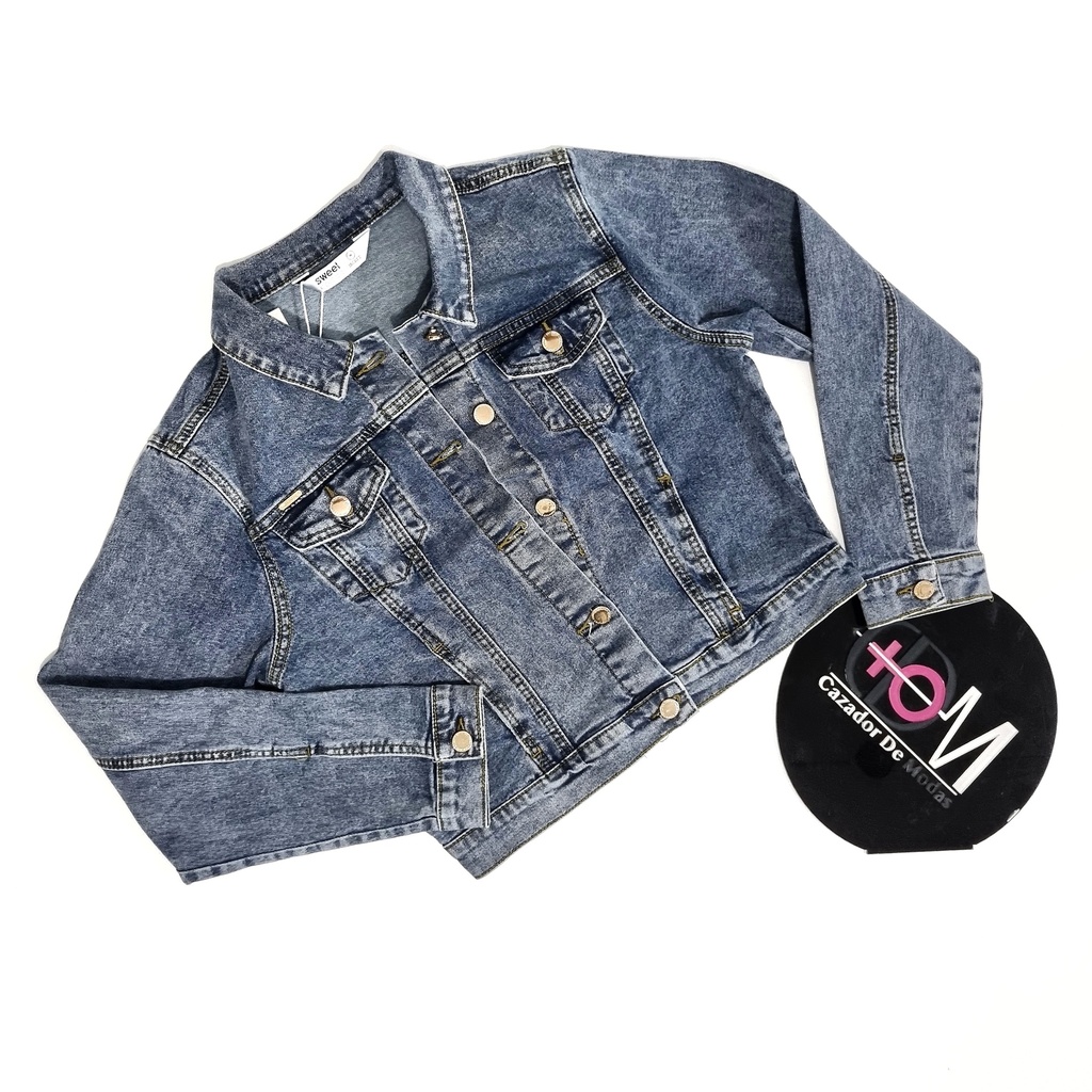 Chaqueta jeans de dama sweet couture 10001