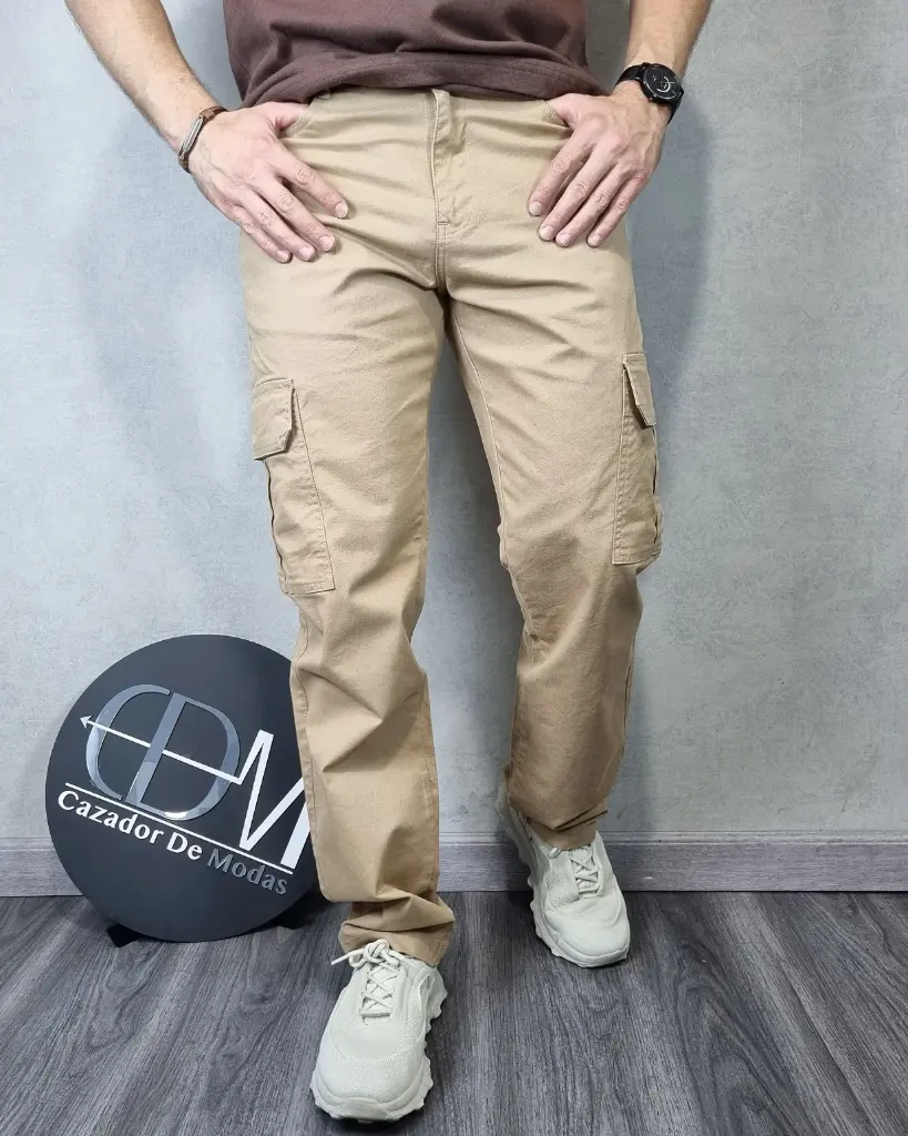 [PC51296MK30] Pantalon cargo mostwanted 51296 (30, KAKI)