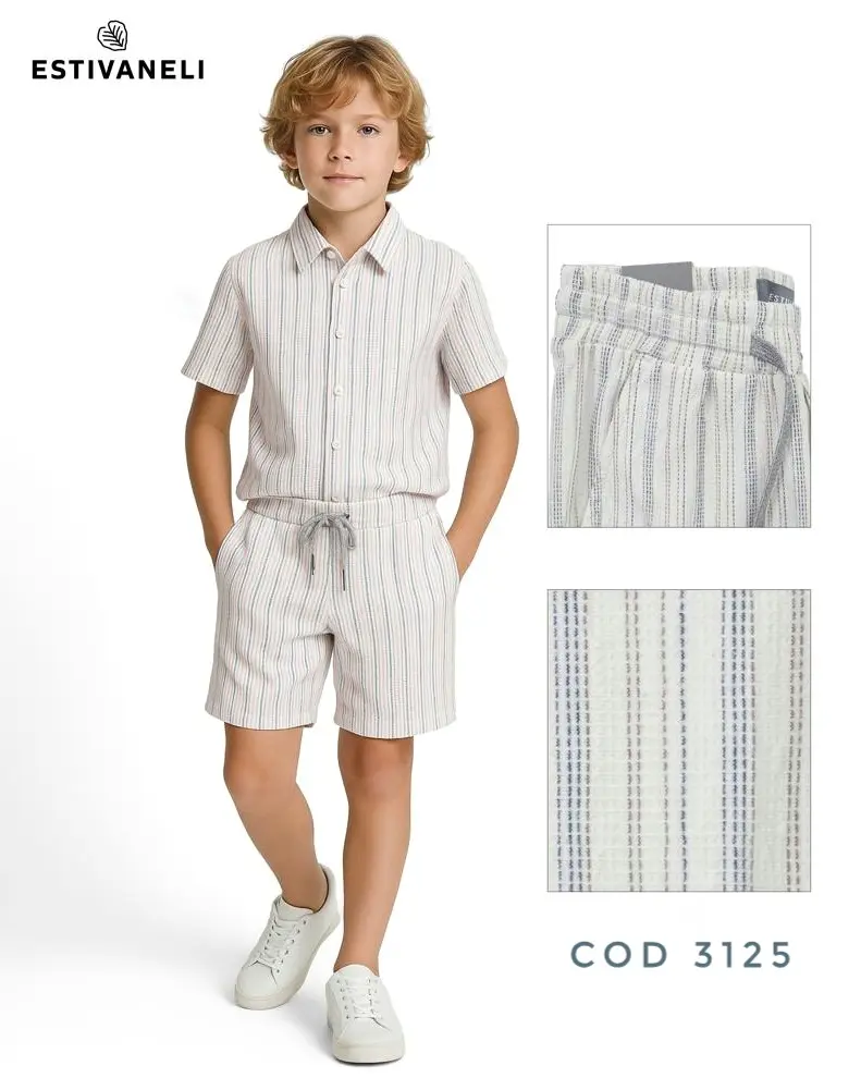[CN3125E1112] Conjunto de niños relaxed estivaneli cn3125 (11-12)