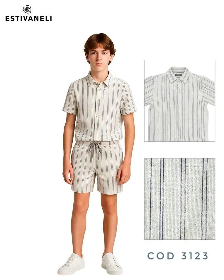 [CN3123E1112] Conjunto de niños relaxed estivaneli cn3123 (11-12)