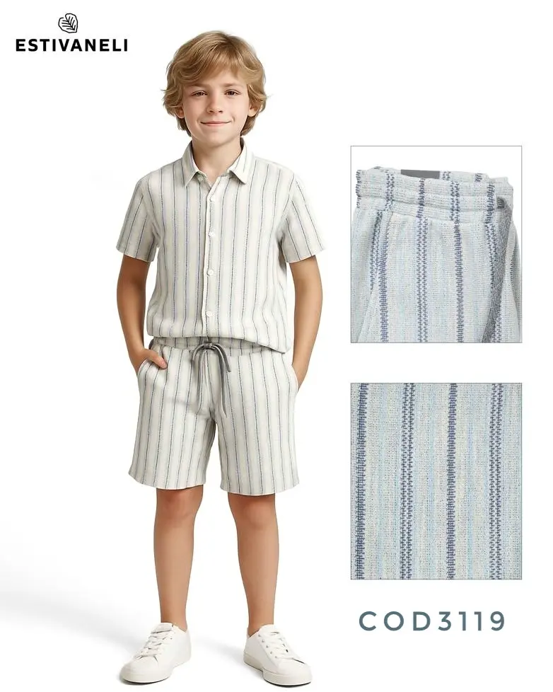 [CN3119E1112] Conjunto de niños relaxed estivaneli cn3119 (11-12)