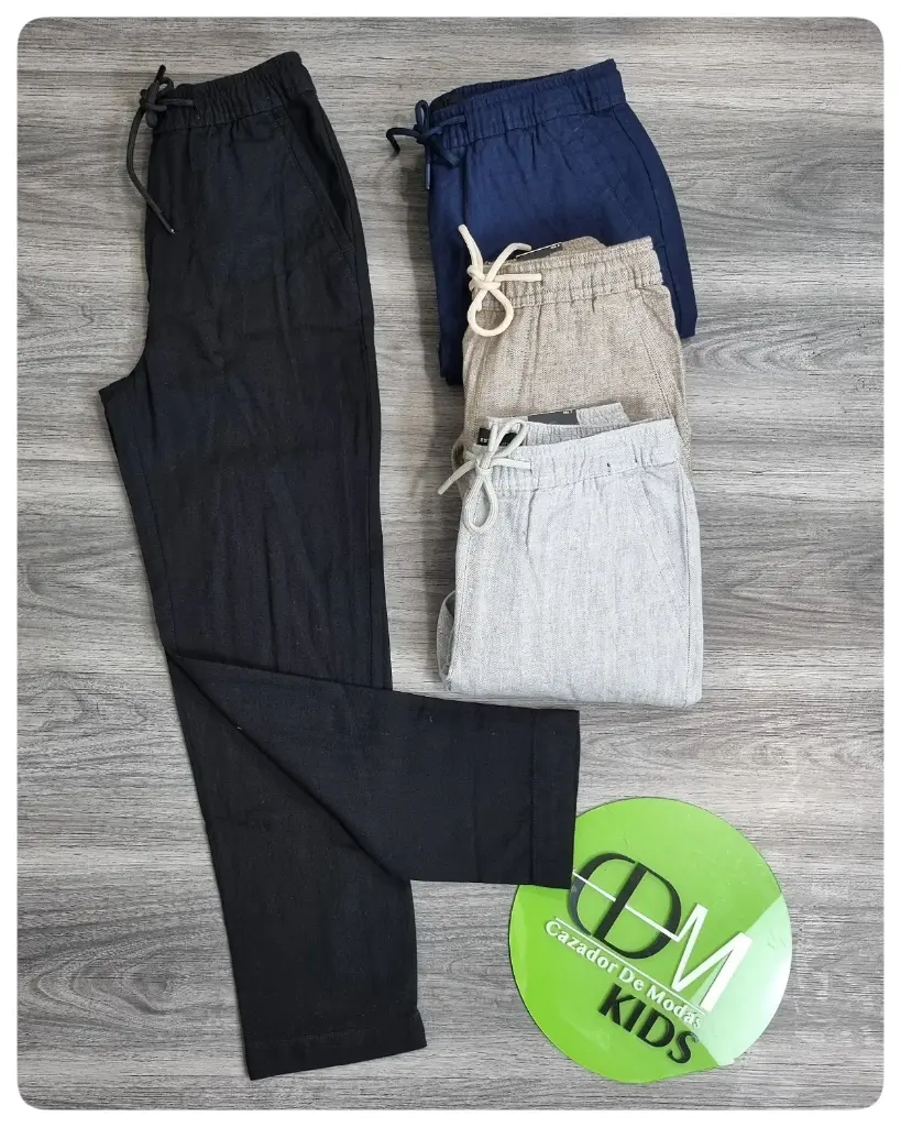 Pantalón de lino de niño estivaneli 19036