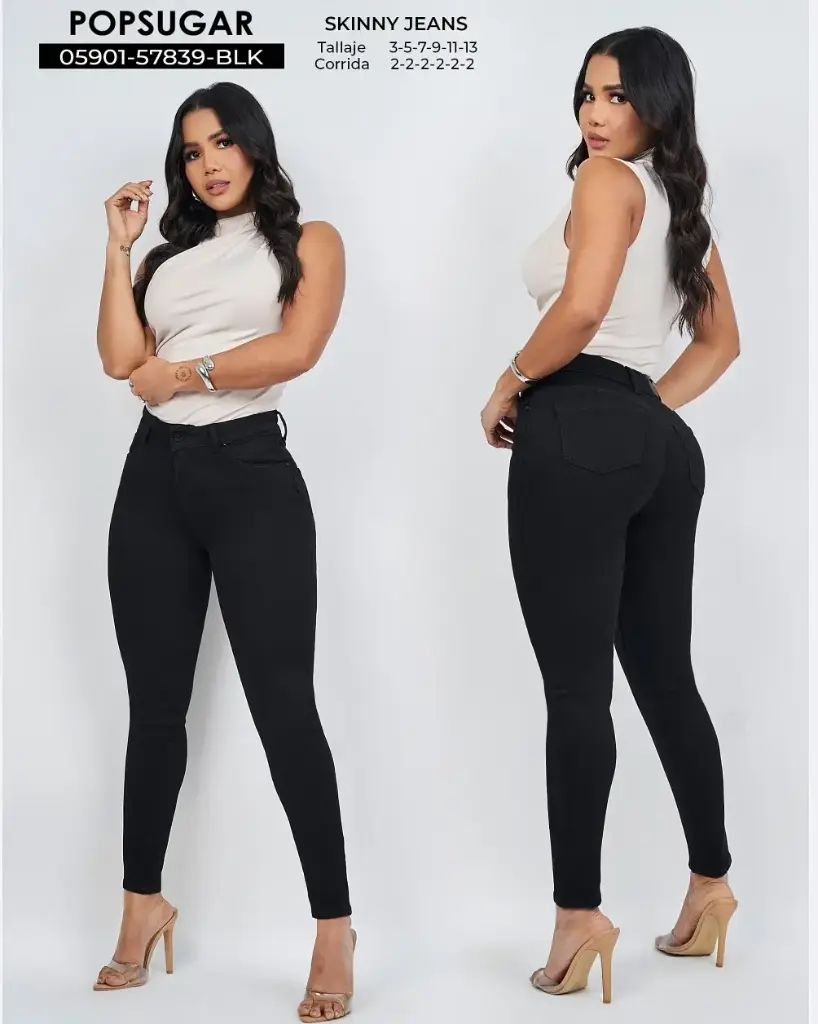 [JND57839P3] Jeans skinny popsugar 57839 (3)