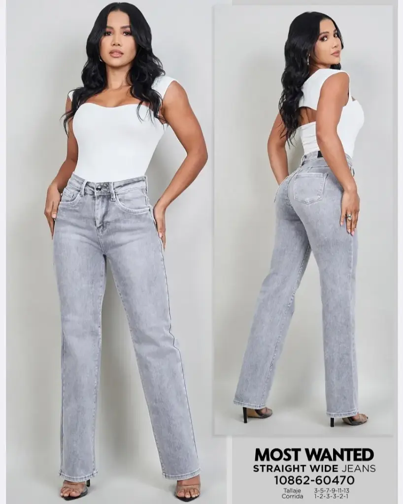 Jeans straight wide mostwanted 60470