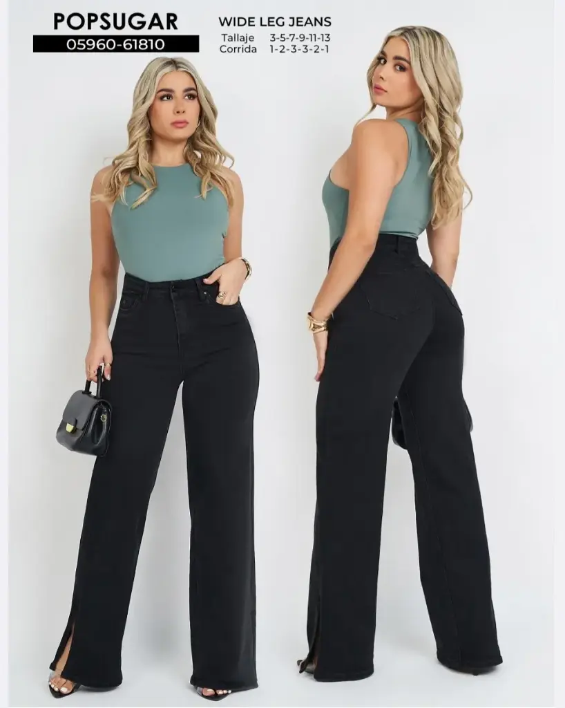 Jeans wide leg popsugar 61810