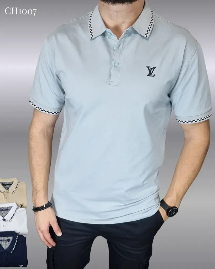 [CHLV1007BS] Chemise Louis Vuitton ch1007 (S, BLANCO)