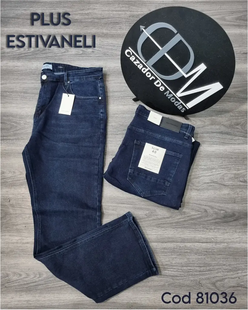 [JNP81036E40] Jeans slim plus estivaneli 81036 (40)