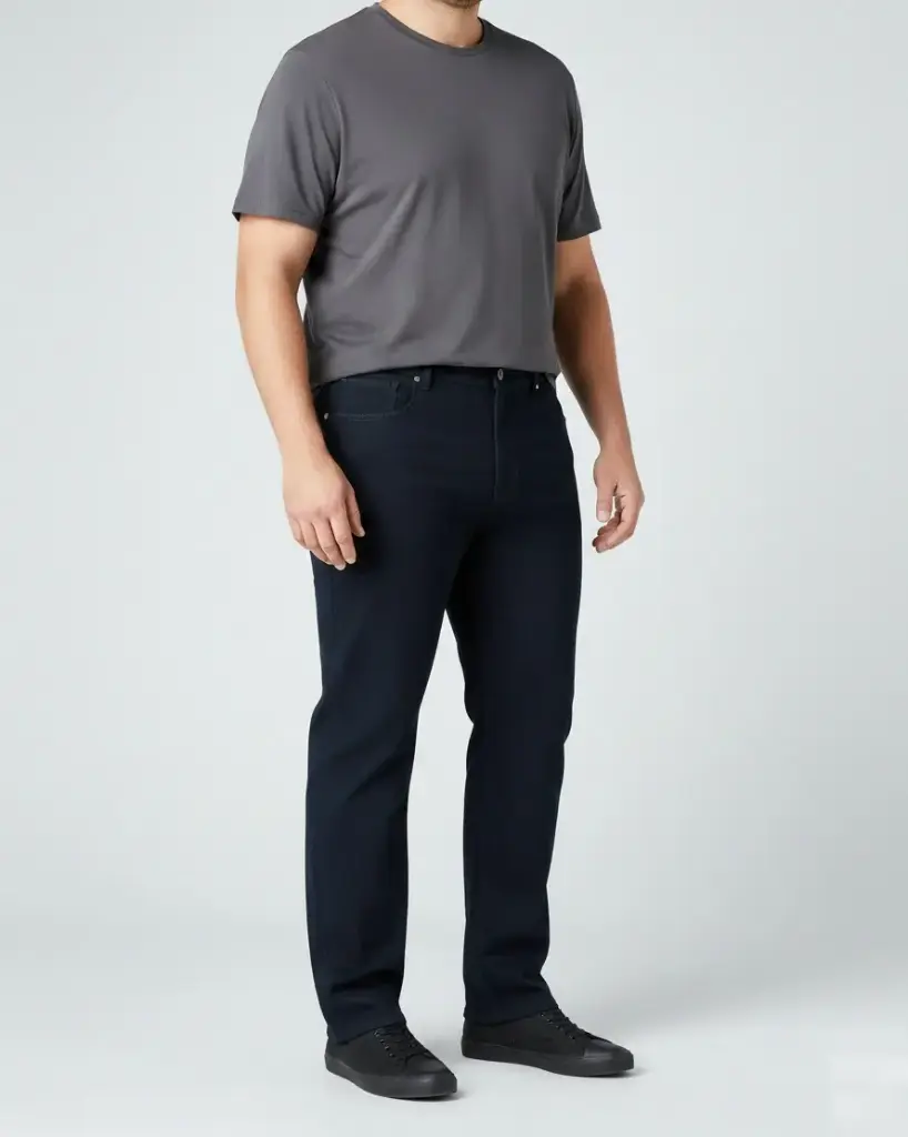 Pantalón straight fit plus estivaneli 56033