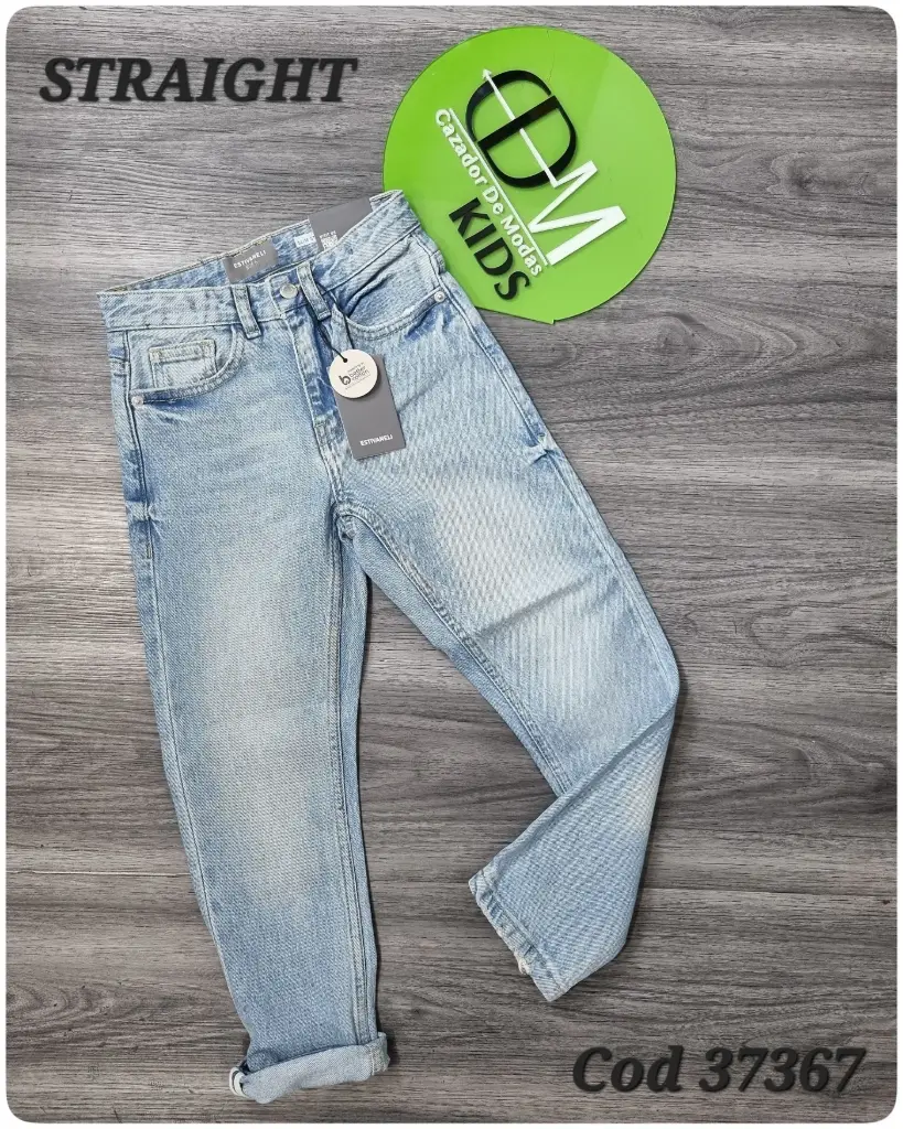 Jeans straight de niños estivaneli 37367