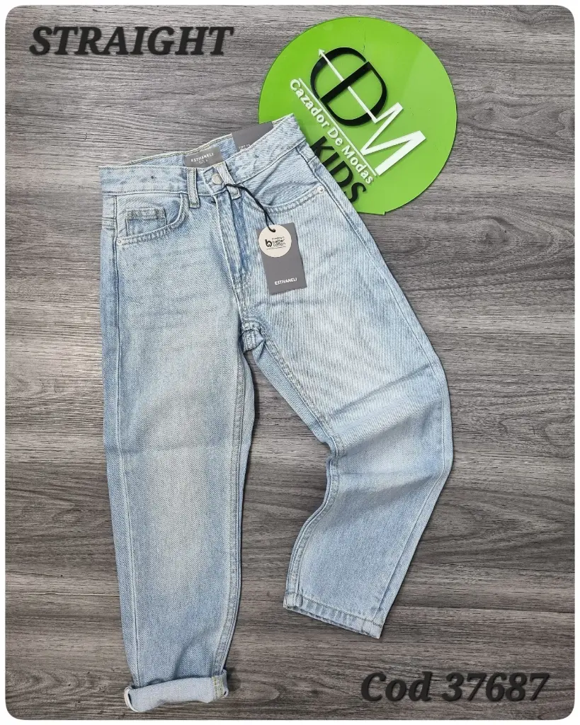 [JNN37687E7] Jeans straight de niños estivaneli 37687 (7)