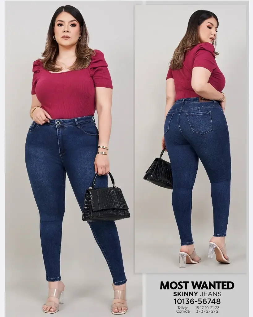 Jeans skinny mostwanted plus 56748