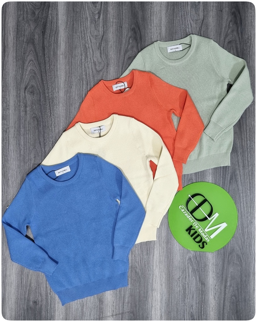 [SUN8465E] Sueter tejido de niño estivaneli 8465