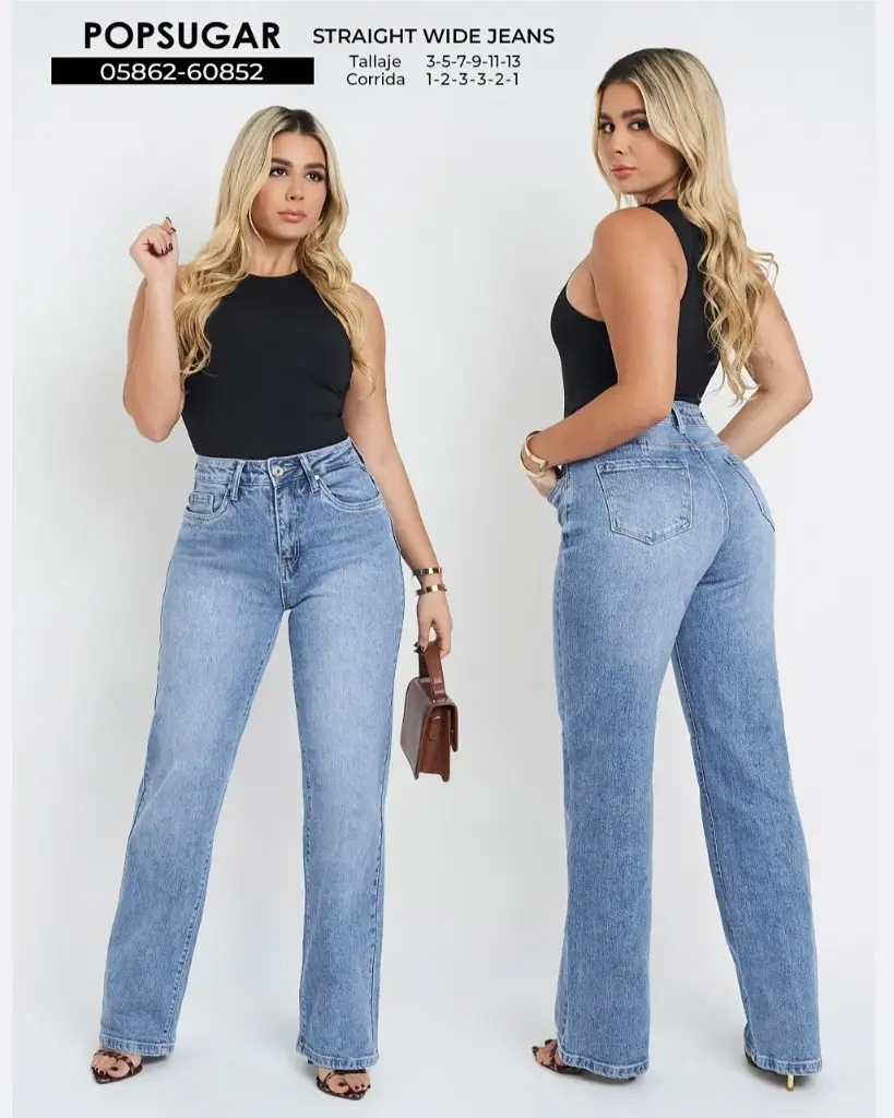 [JND60852P3] Jeans straight popsugar 60852 (3)