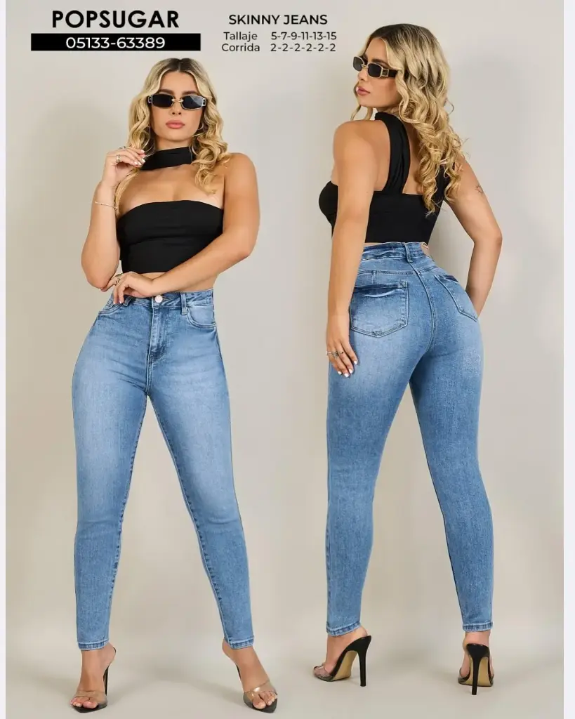 [JND63389P5] Jeans skinny popsugar 63389 (5)