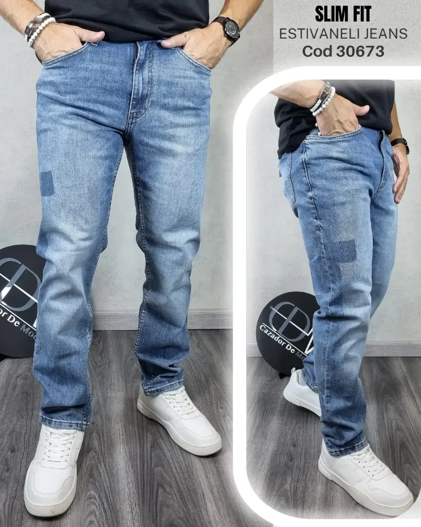 [JN30673E30] Jeans slim fit estivaneli 30673 (30)