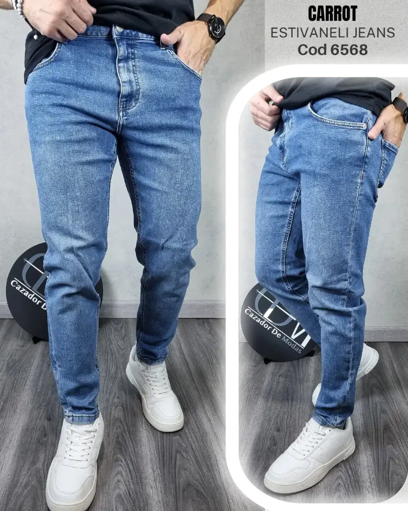 [JN6568E30] Jeans carrot estivaneli 6568 (30)