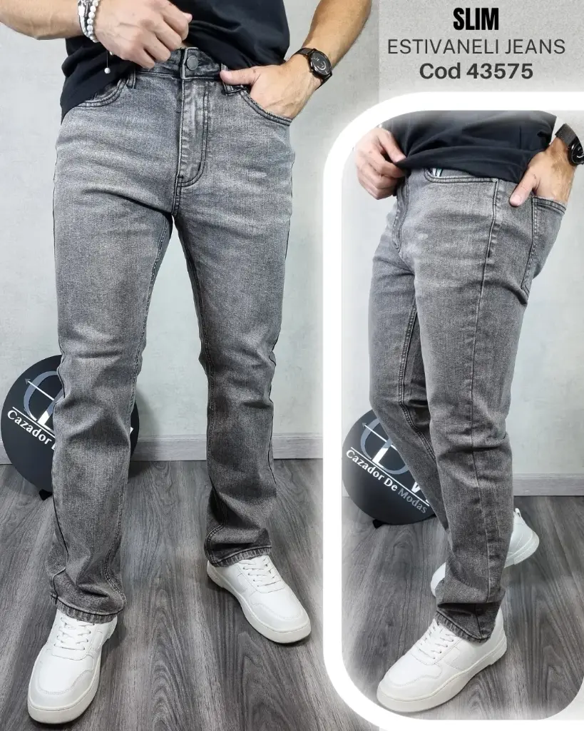 Jeans slim estivaneli 43575