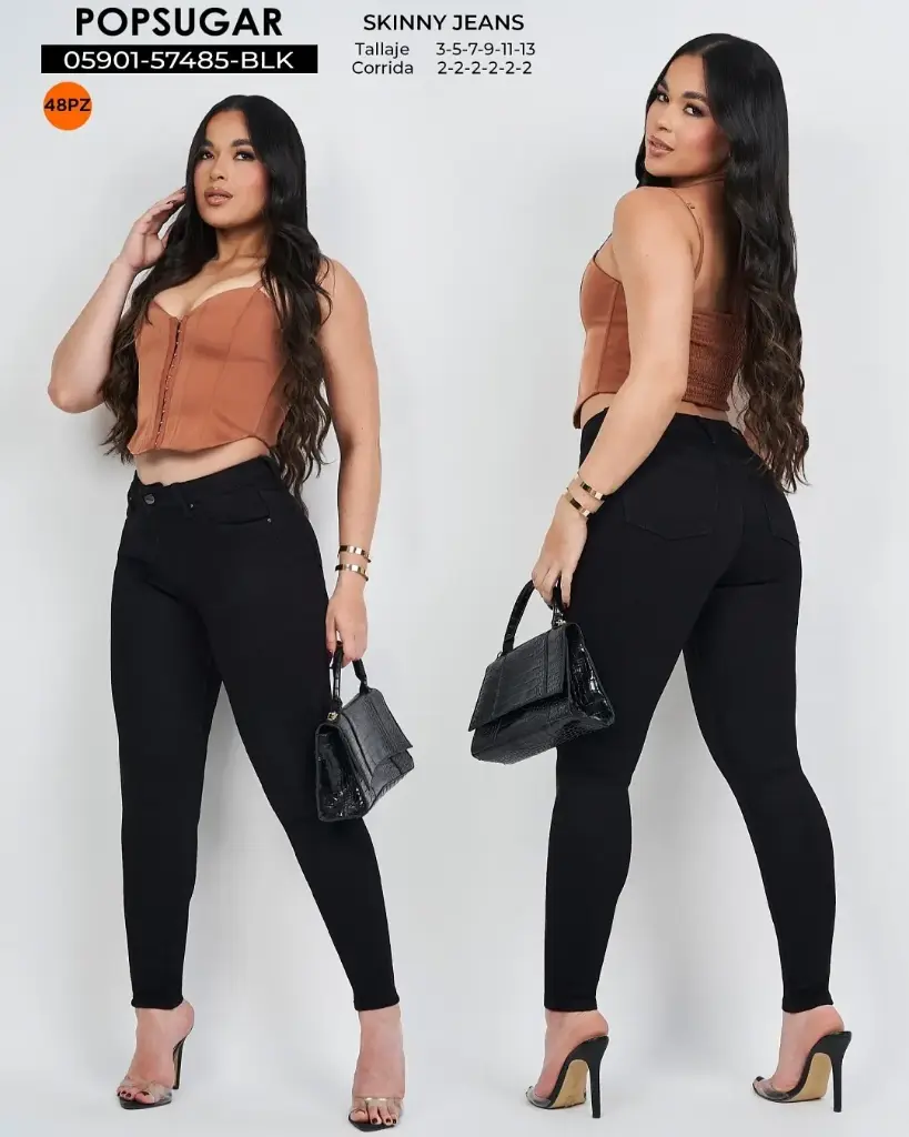 [JND57485P3] Jeans skinny popsugar 57485 (3)