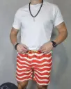 Short playero estampado estivaneli 88065