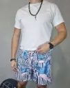 Short playero estampado estivaneli 88071