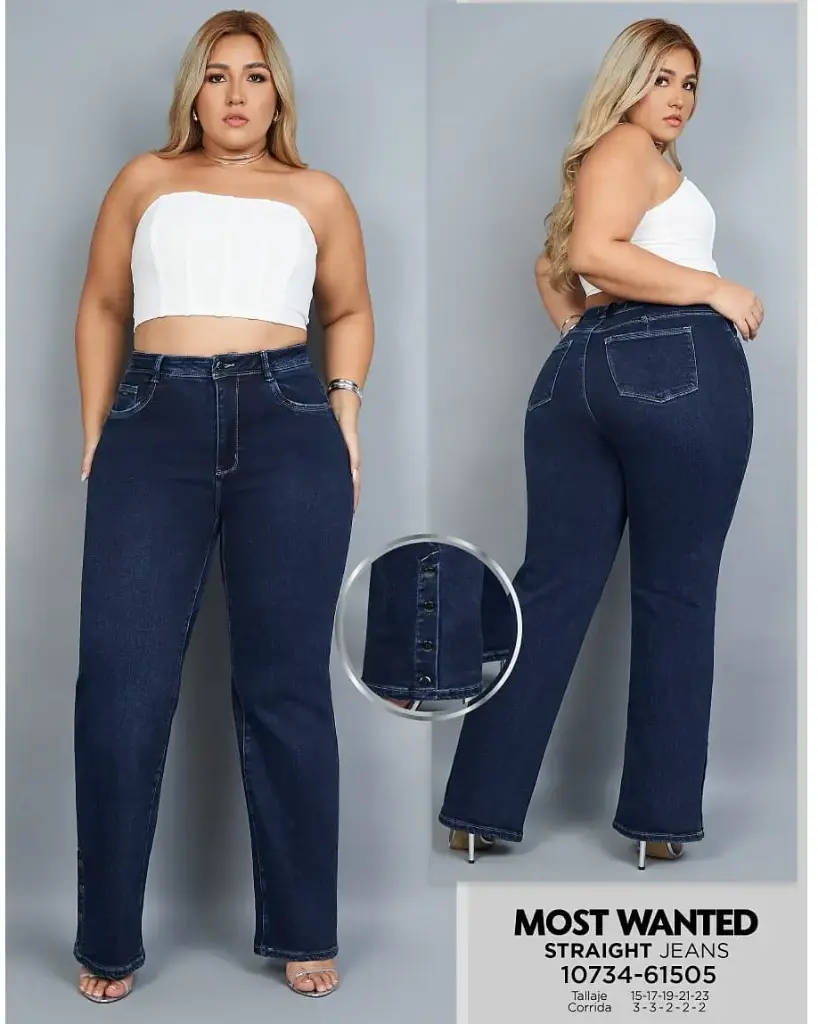 Jeans straight mostwanted plus 61505