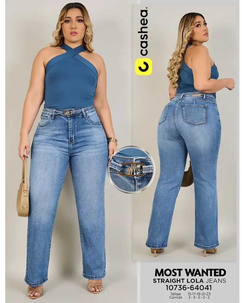 [JND64041MP15] Jeans straight lola mostwanted plus 64041 (15)