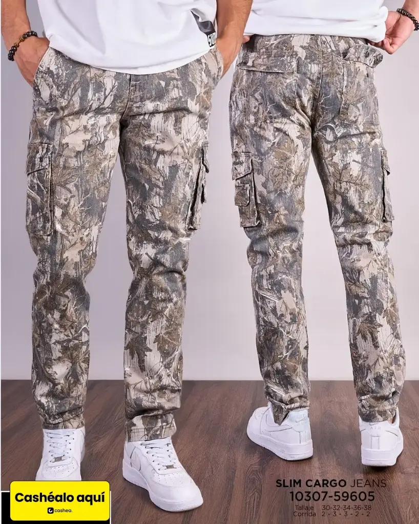 Pantalón cargo slim mostwanted 59605