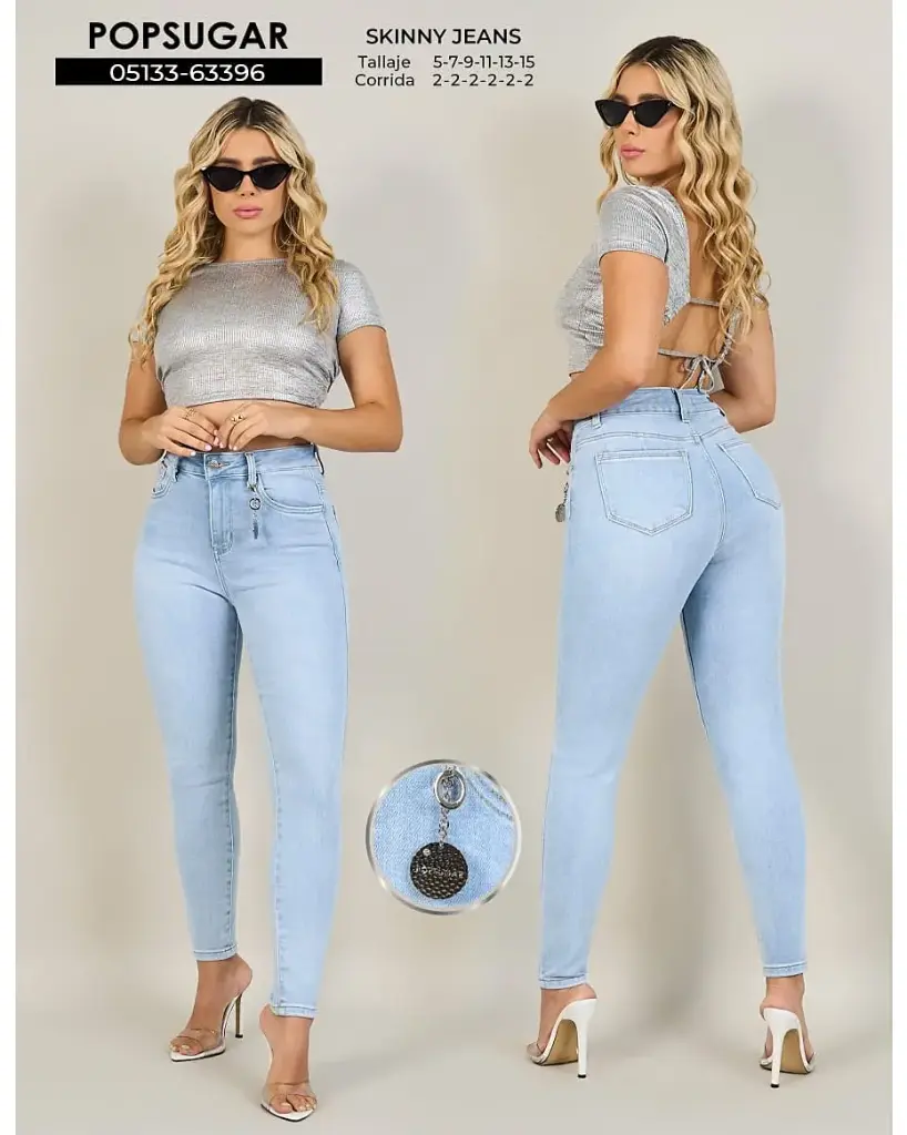 [JND63396P5] Jeans skinny popsugar 63396 (5)