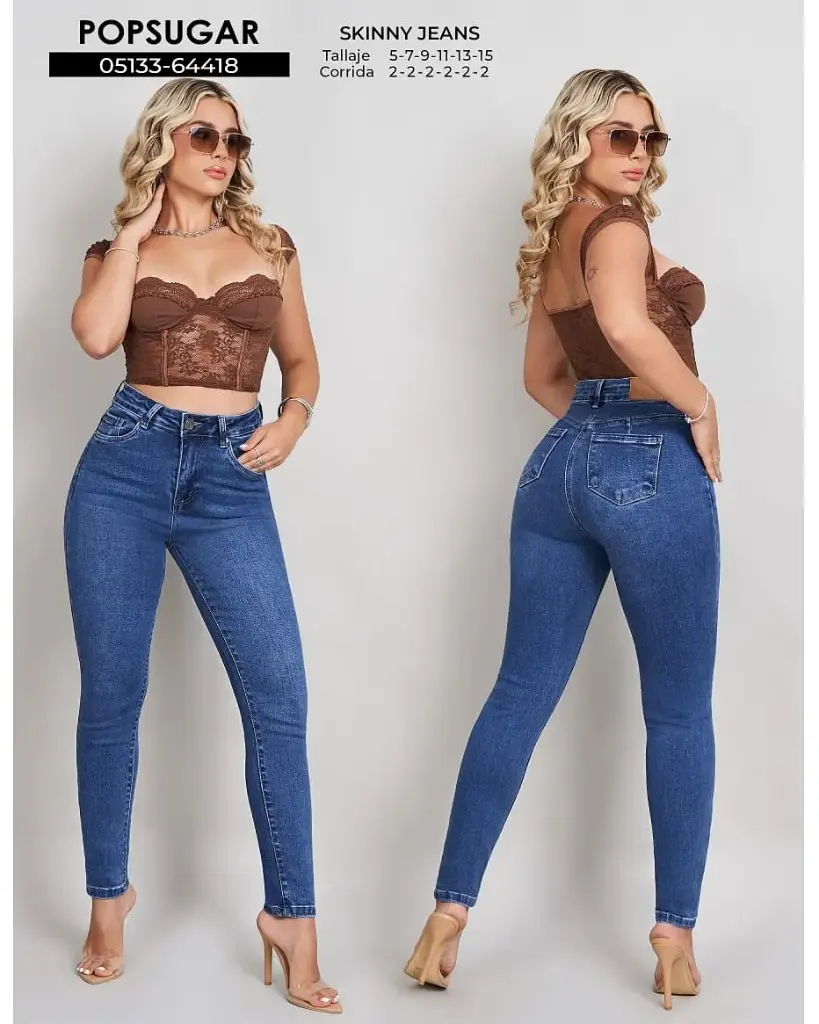 [JND64418P5] Jeans skinny popsugar 64418 (5)
