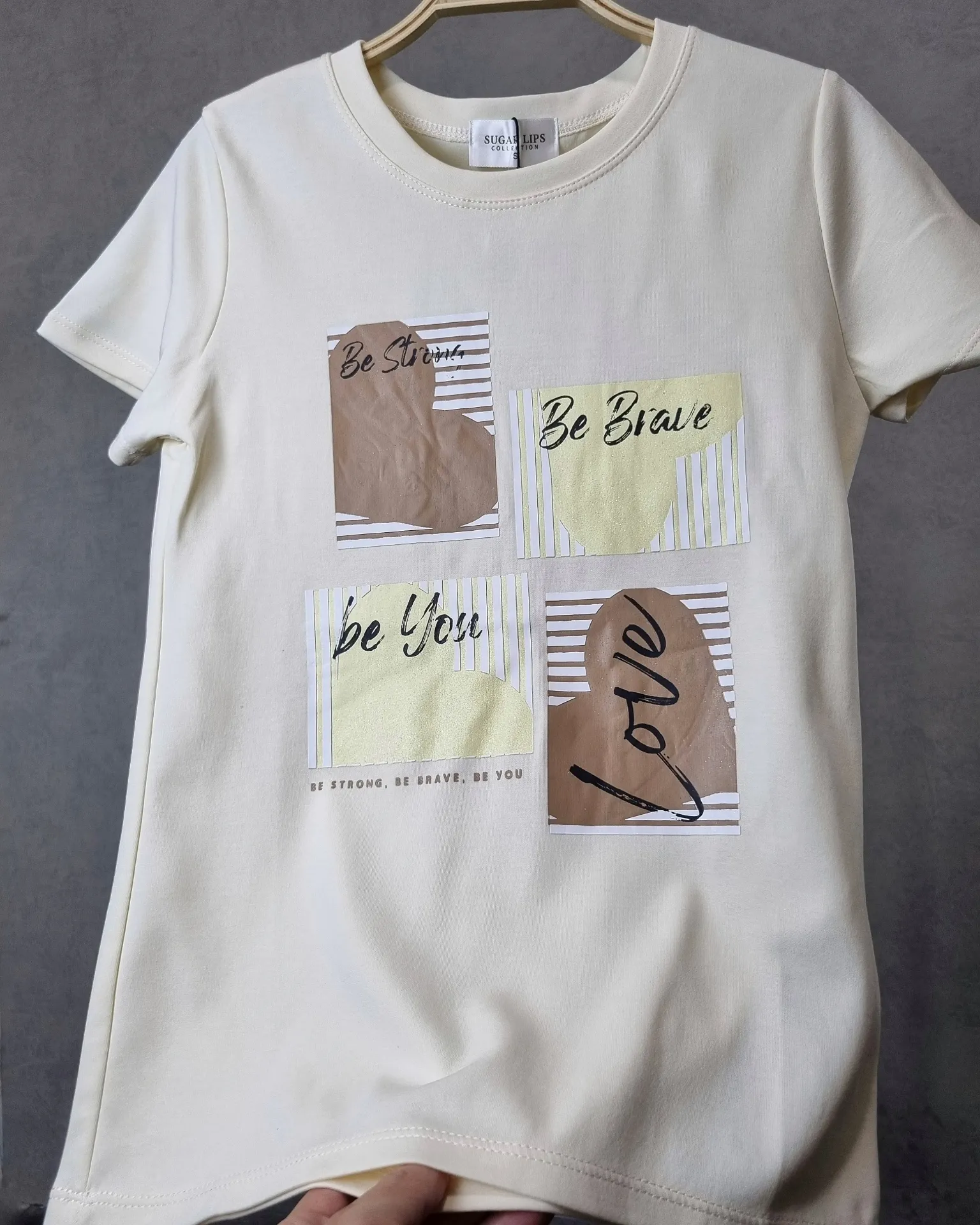 Franela estampada sugar lips 19209