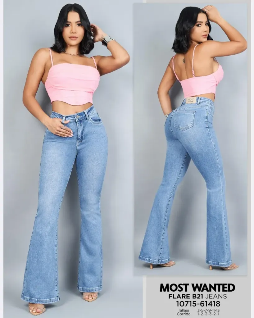 Jeans flare mostwanted 61418
