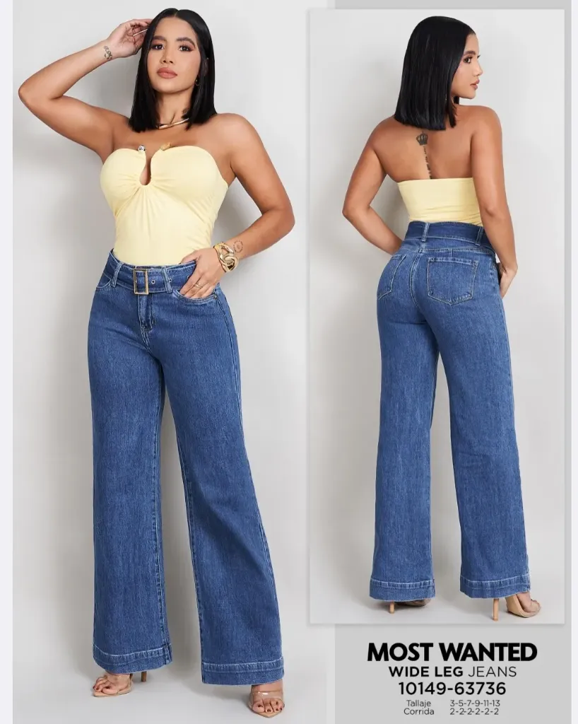 Jeans wide leg mostwanted 63736