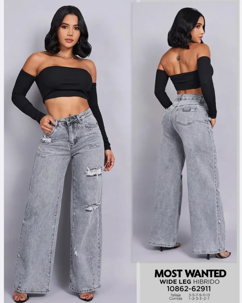 Jeans wide leg mostwanted 62911