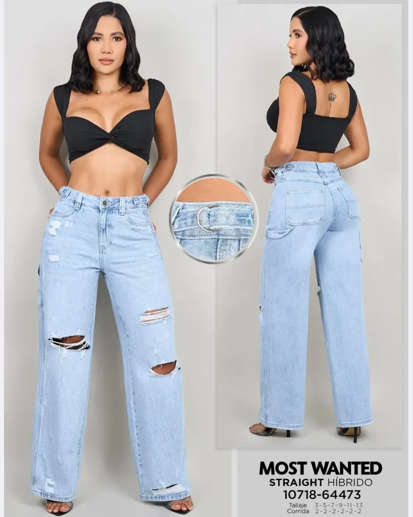 [JND64473M3] Jeans straight carpintero mostwanted 64473 (3)