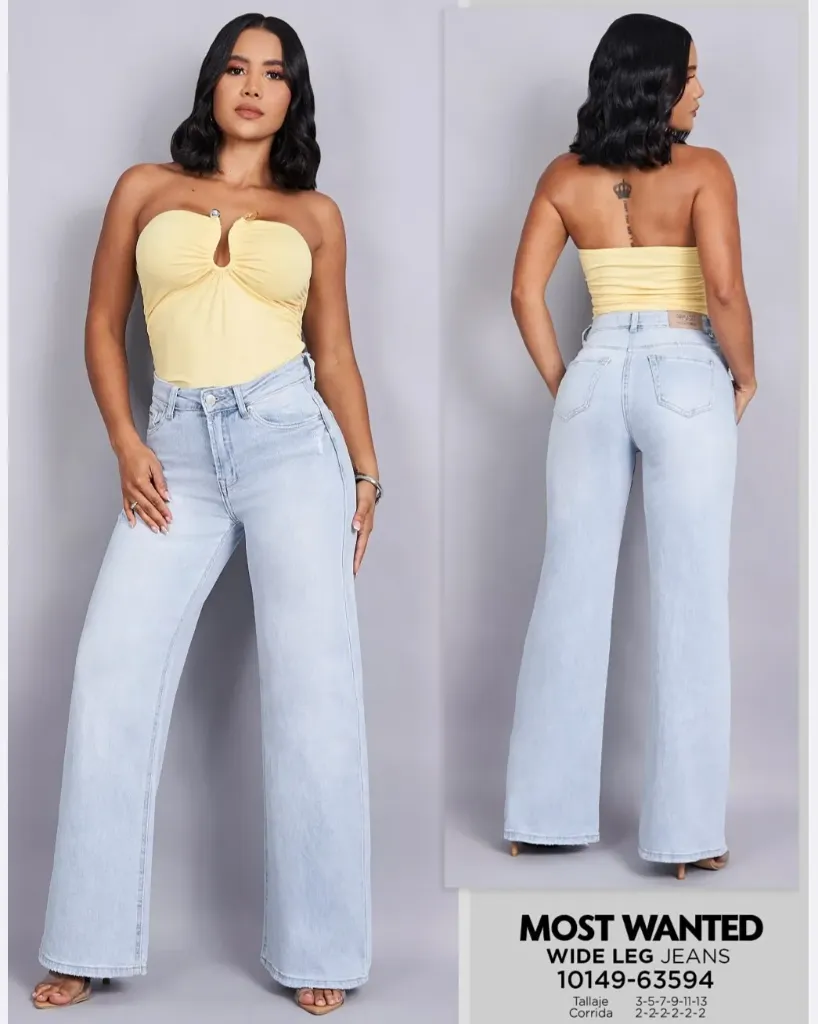 Jeans wide leg mostwanted 63594