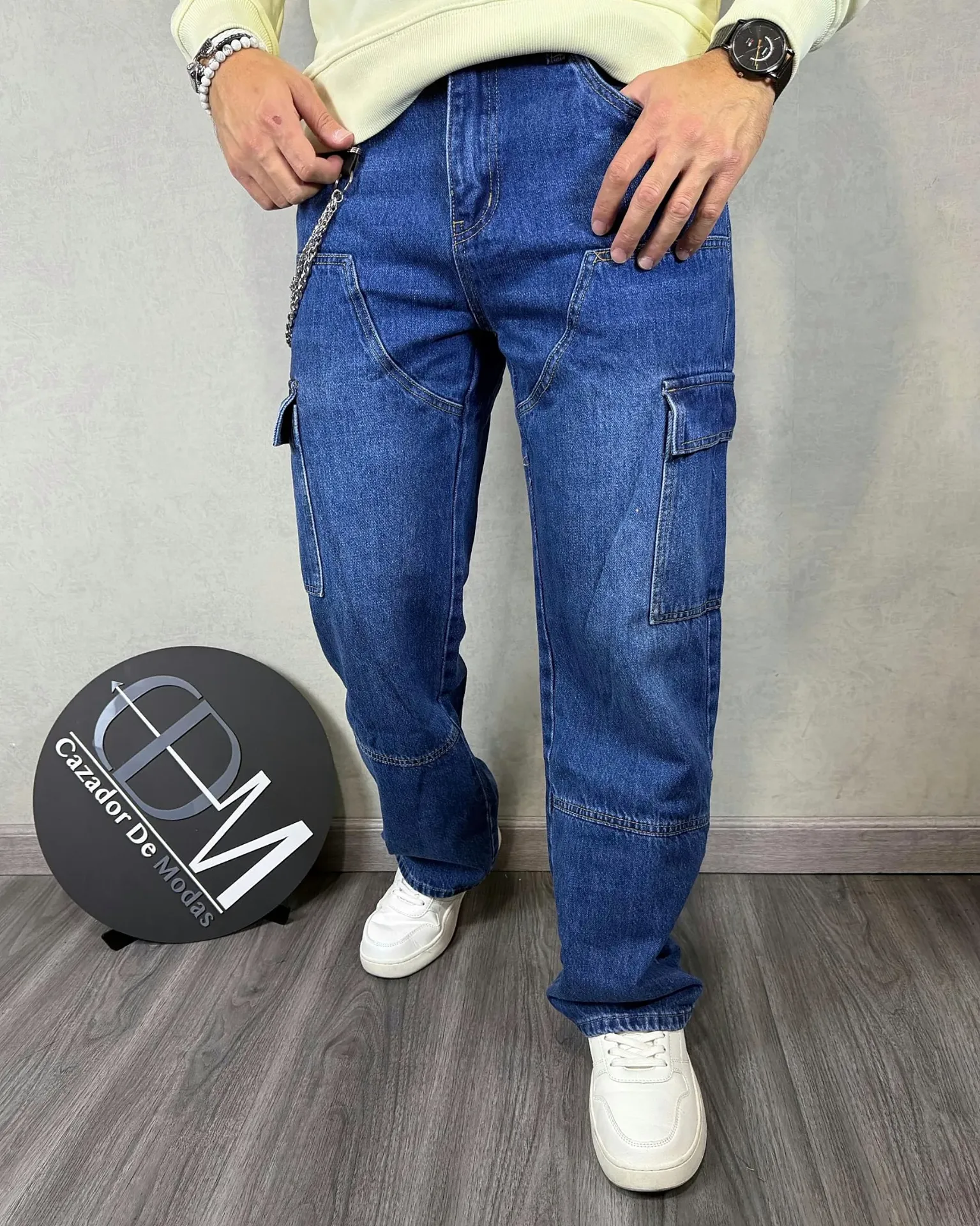 Jeans baggy cargo mostwanted 65051