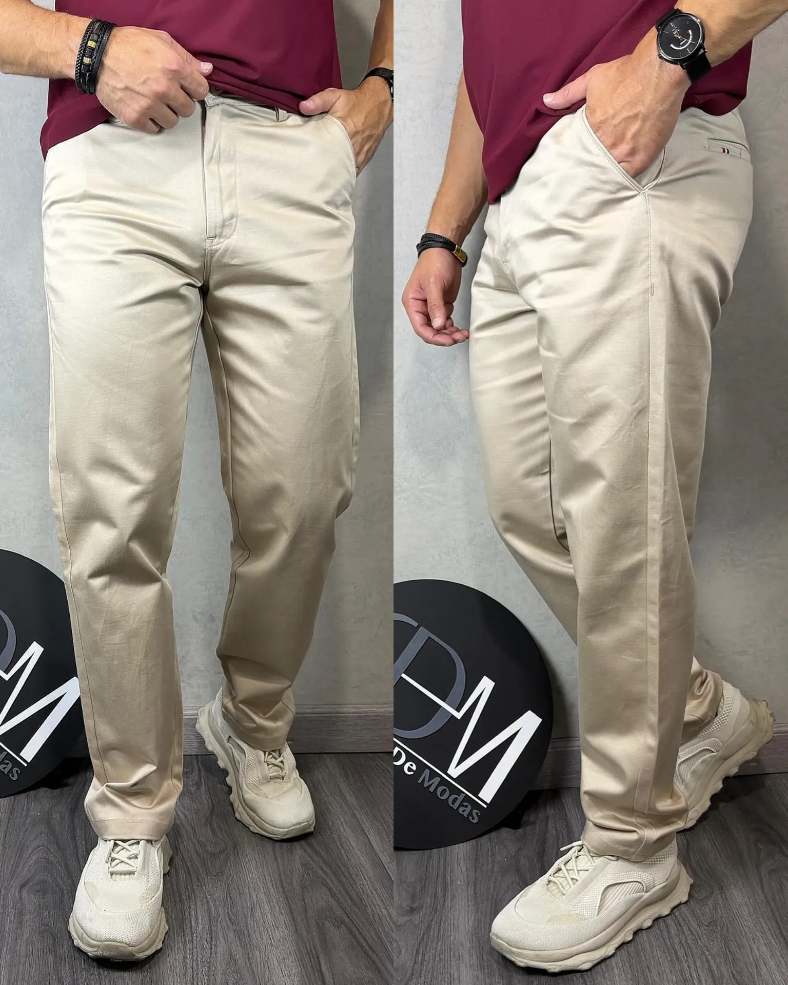 Pantalón casual slouchy estivaneli 70033