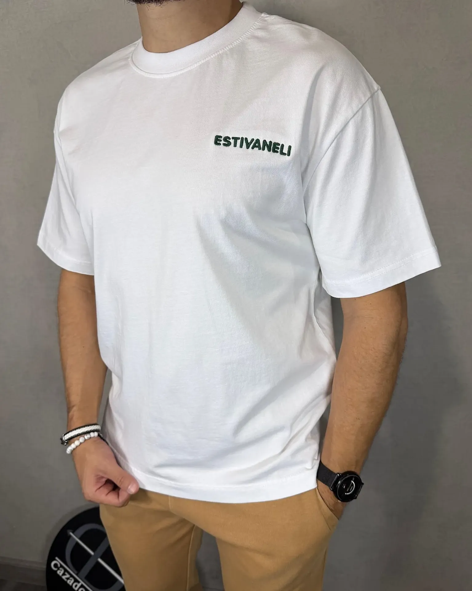 [FE37765S] Franela oversize estivaneli 37769 (S, BLANCO)