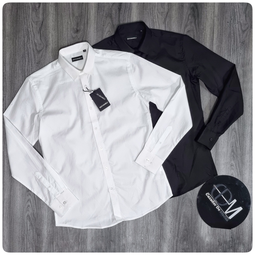 Camisa unicolor m/larga 9328