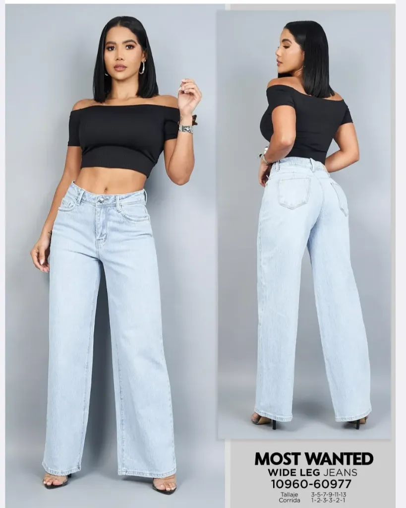 Jeans wide leg mostwanted 60977