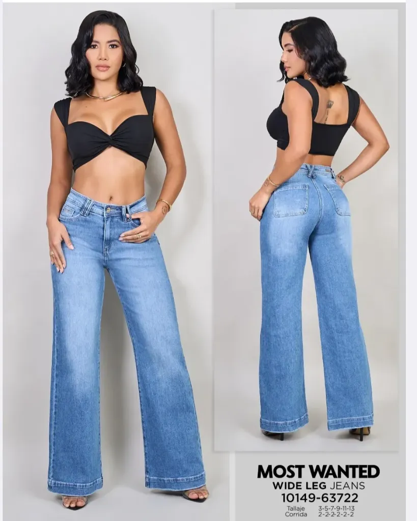 Jeans wide leg mostwanted 63722