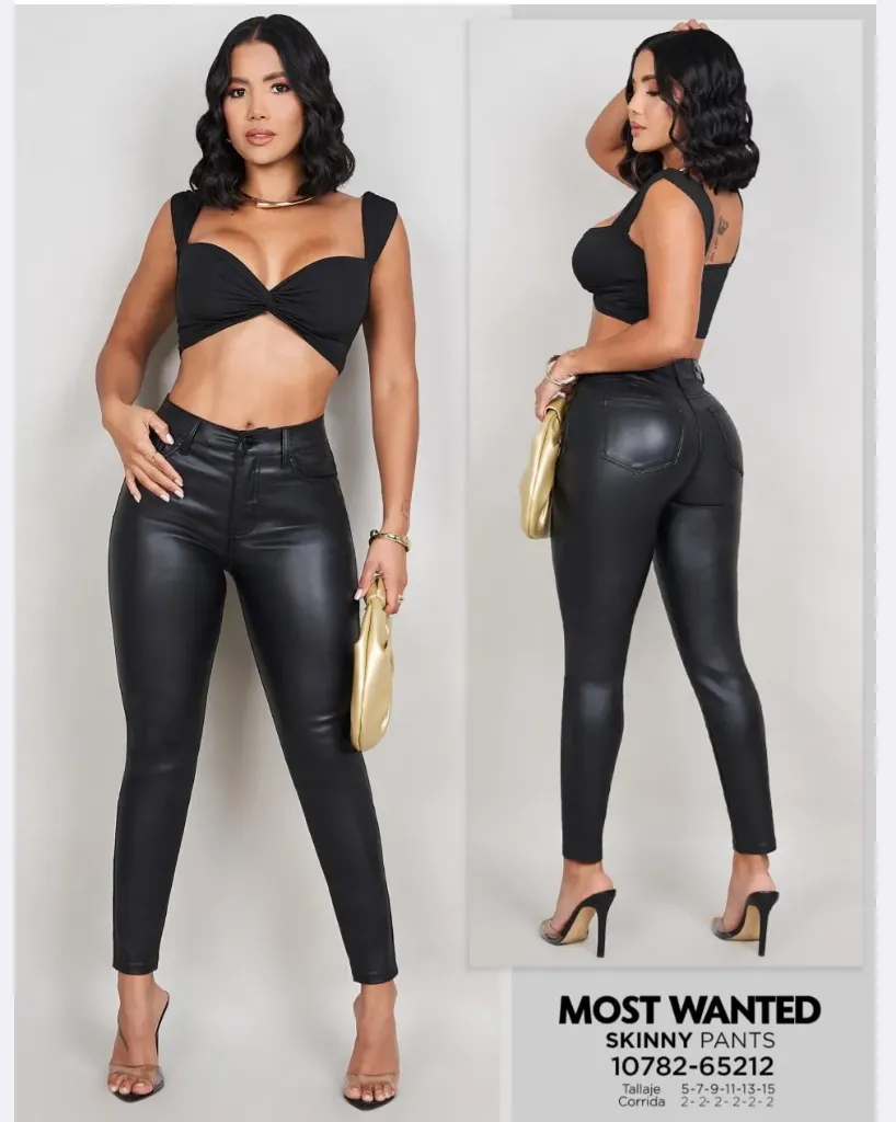 Pantalon cuerina skinny mostwanted 65212