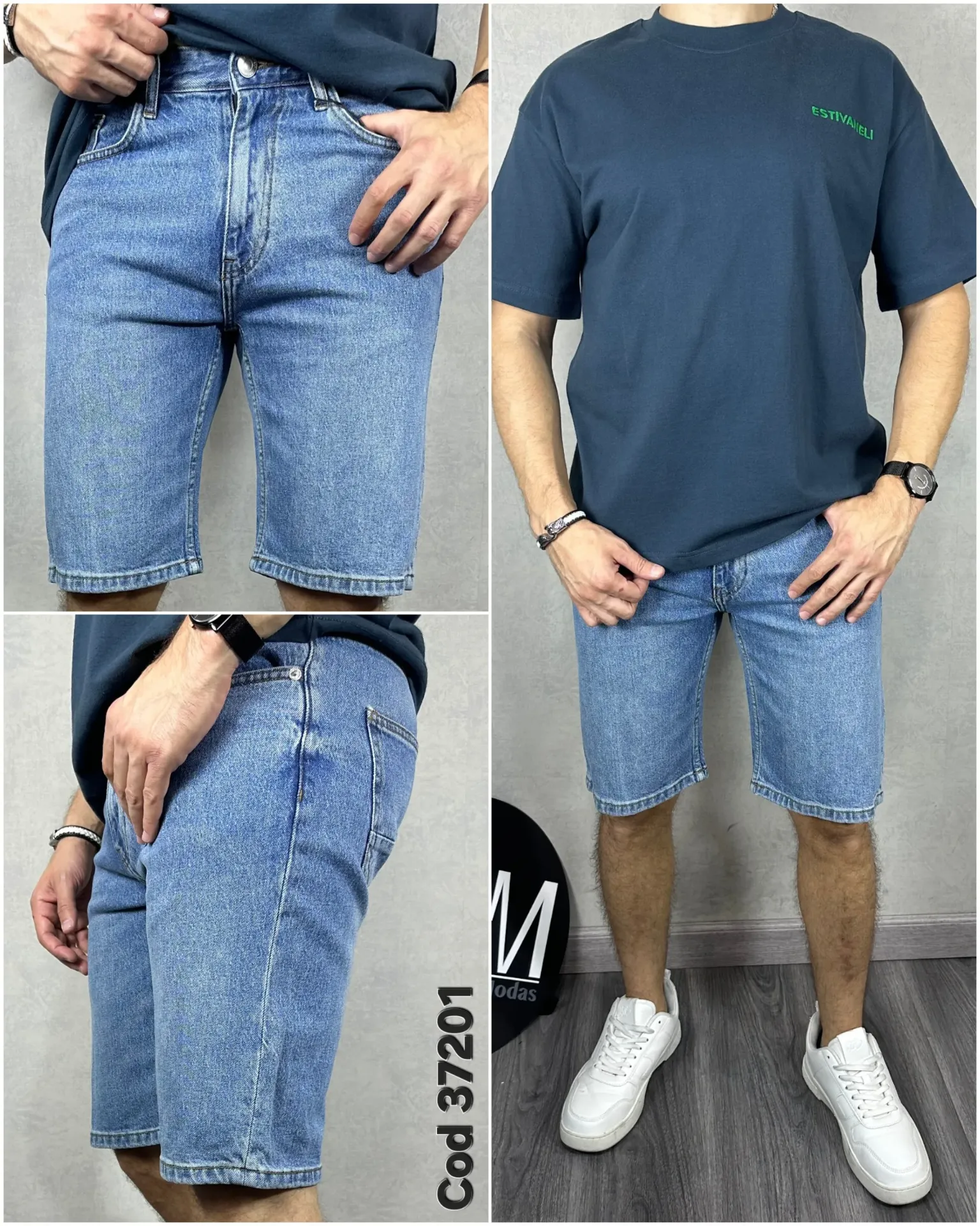 Bermuda relaxed slim fit estivaneli 37201